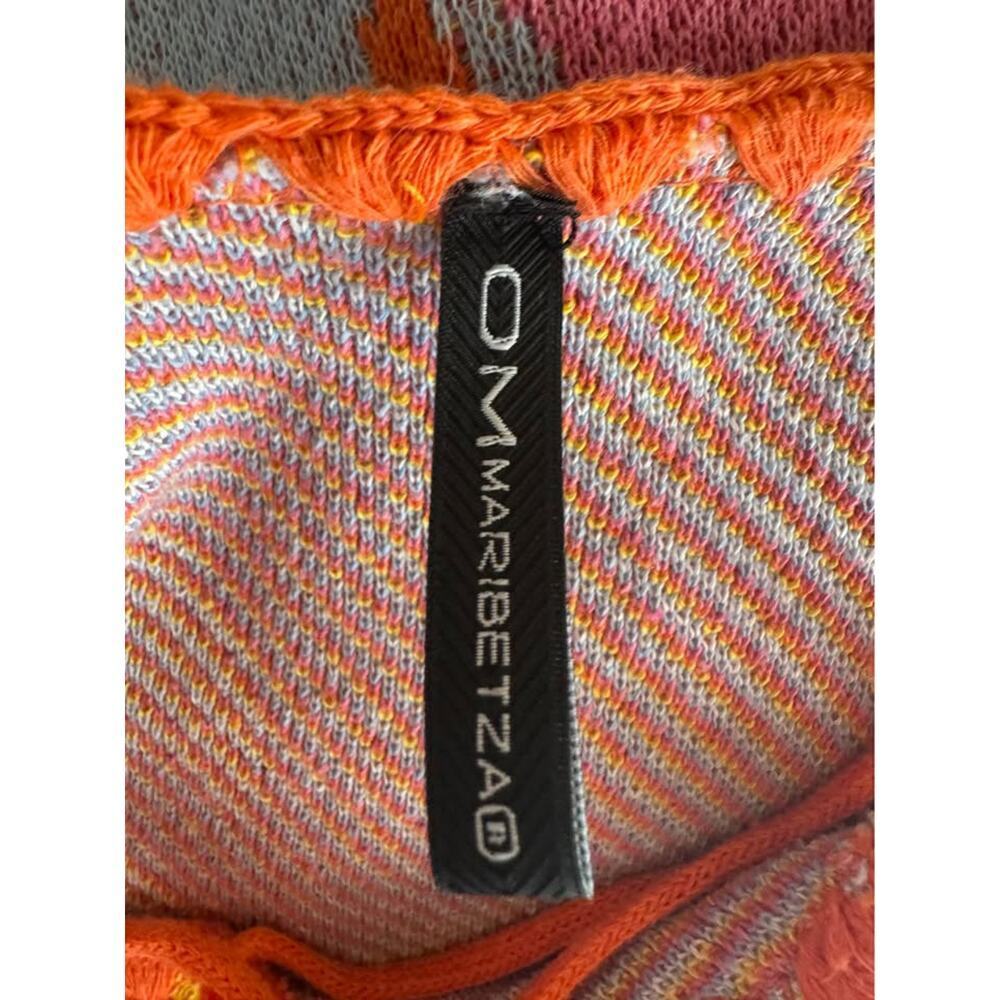 OM Maribetza Women’s Size Large/XL Multicolor Halter Knit Curvy Mini Dress - Picture 7 of 8